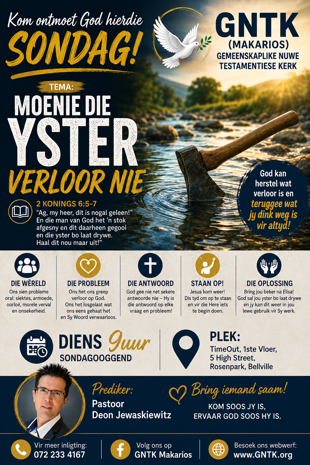 Weeklikse Poster: Moenie die Yster verloor nie