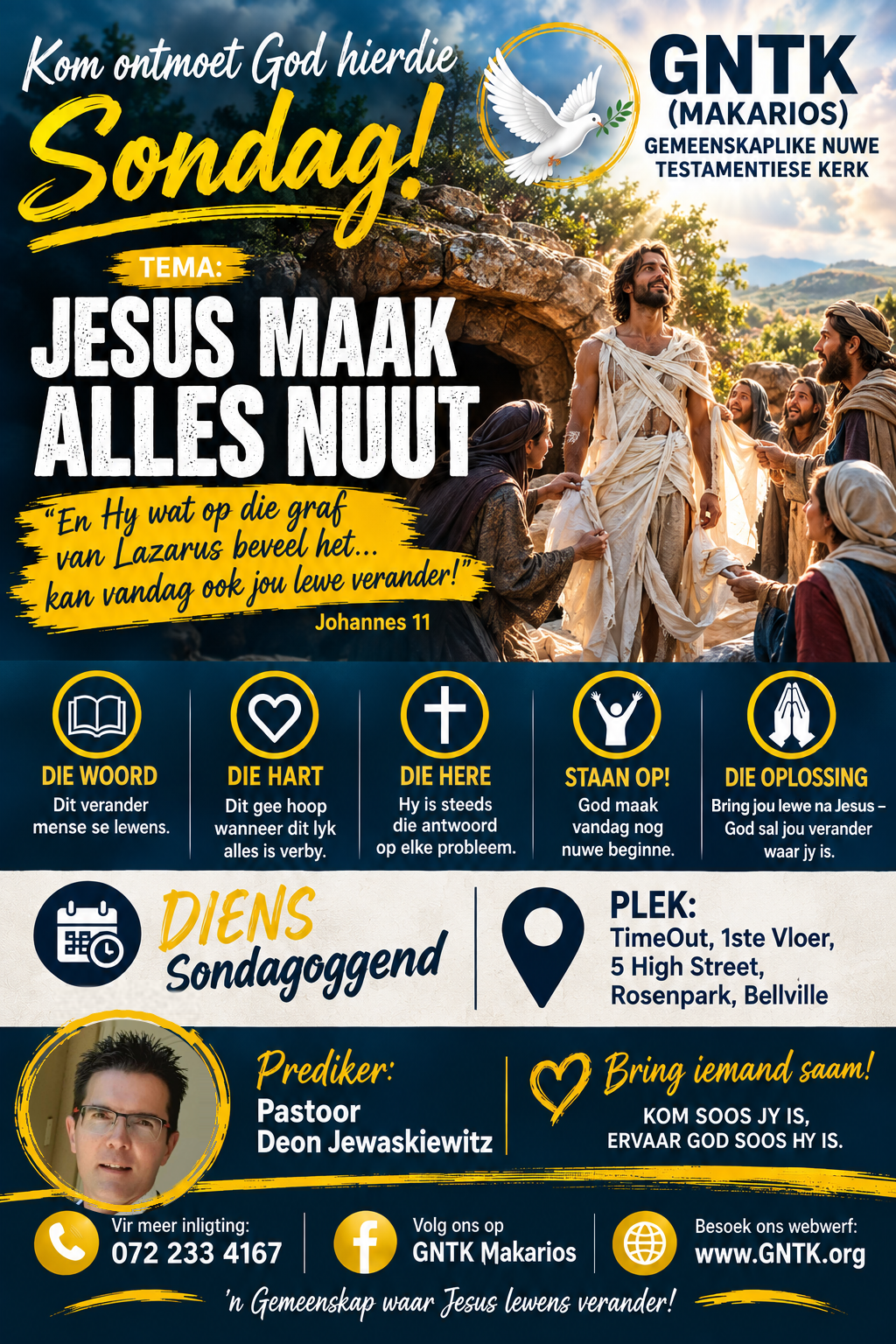 Weeklikse Poster: Jesus maak alles nuut