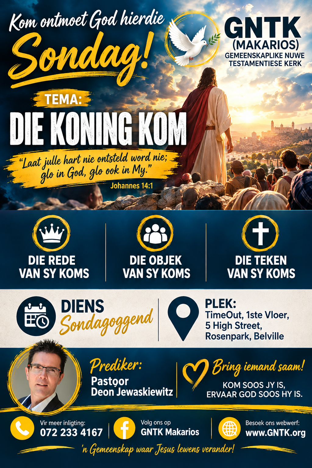 Weeklikse Poster: Die Koning Kom